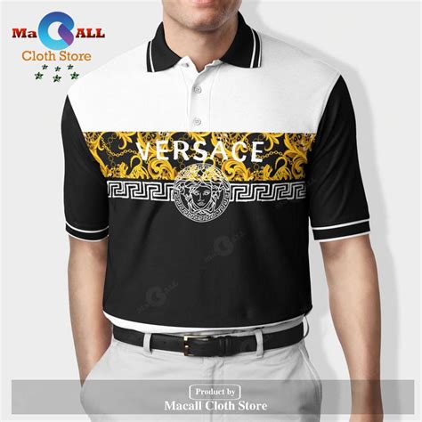 versace muts heren|Versace polo shirts.